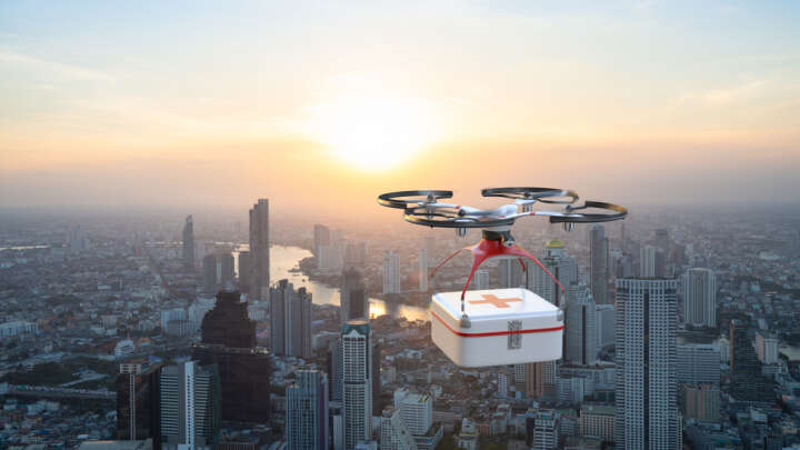 Organs Transported Via Drone