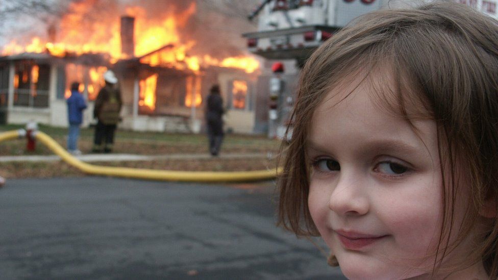 Original Disaster Girl Meme