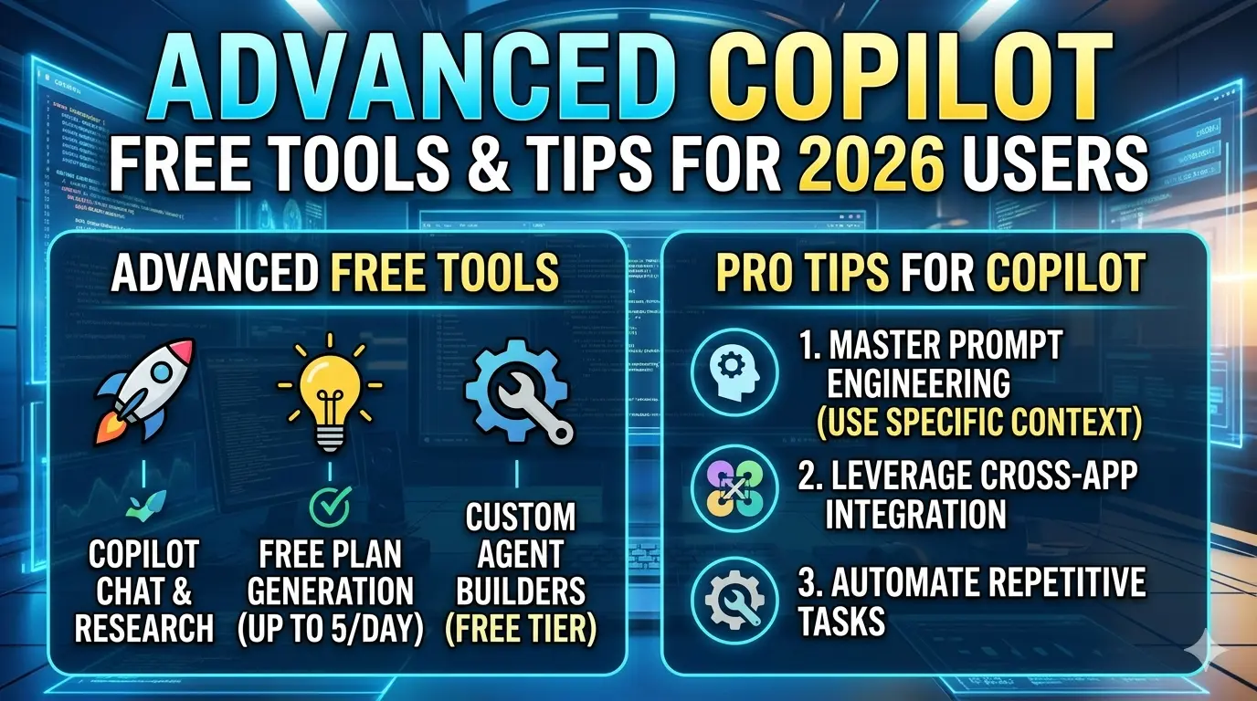 Advanced Copilot Free Tools and Tips for 2026 Users