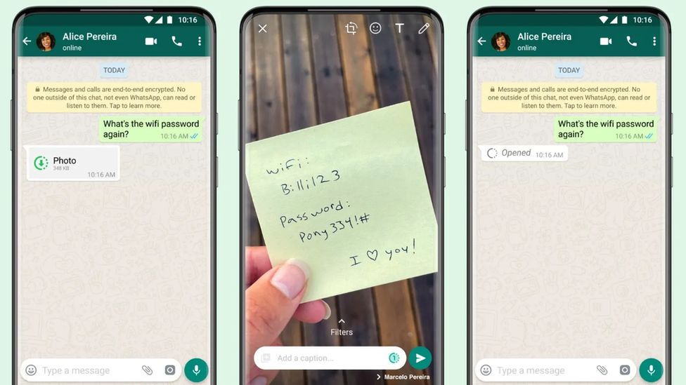 WhatsApp Launches View Once Disappearing Photos